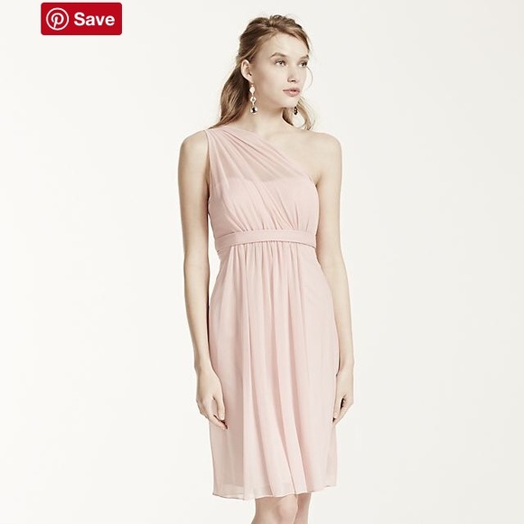 David’s Bridal One Shoulder Petal - Picture 1 of 2